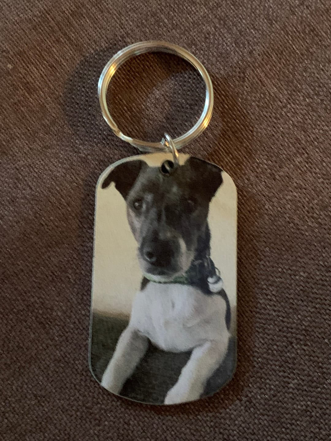 Customer photo review of Mein Zuhause - Individueller Dog Tag Schlüsselanhänger