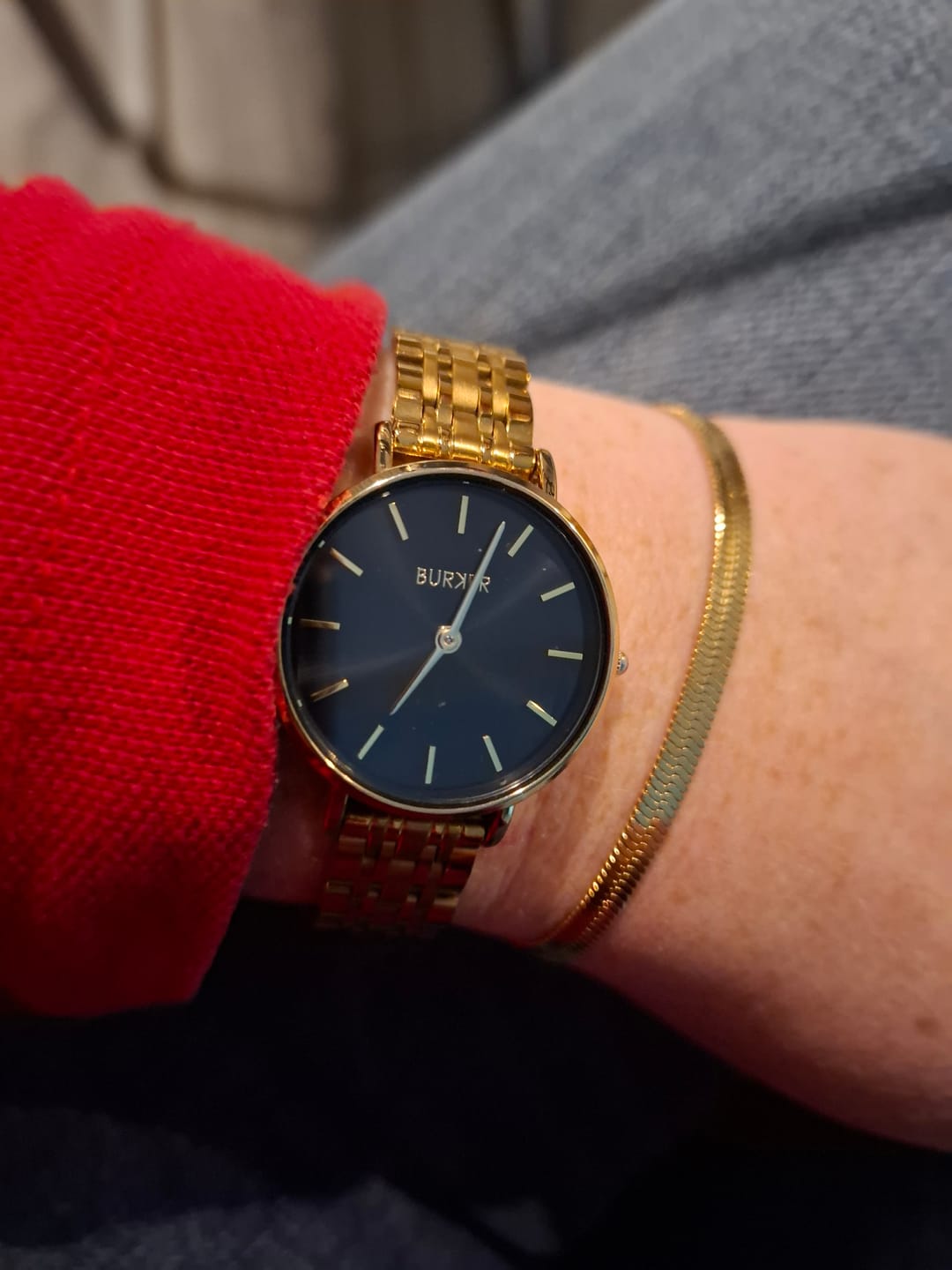 Customer photo review of Ruby Petite Gold Black