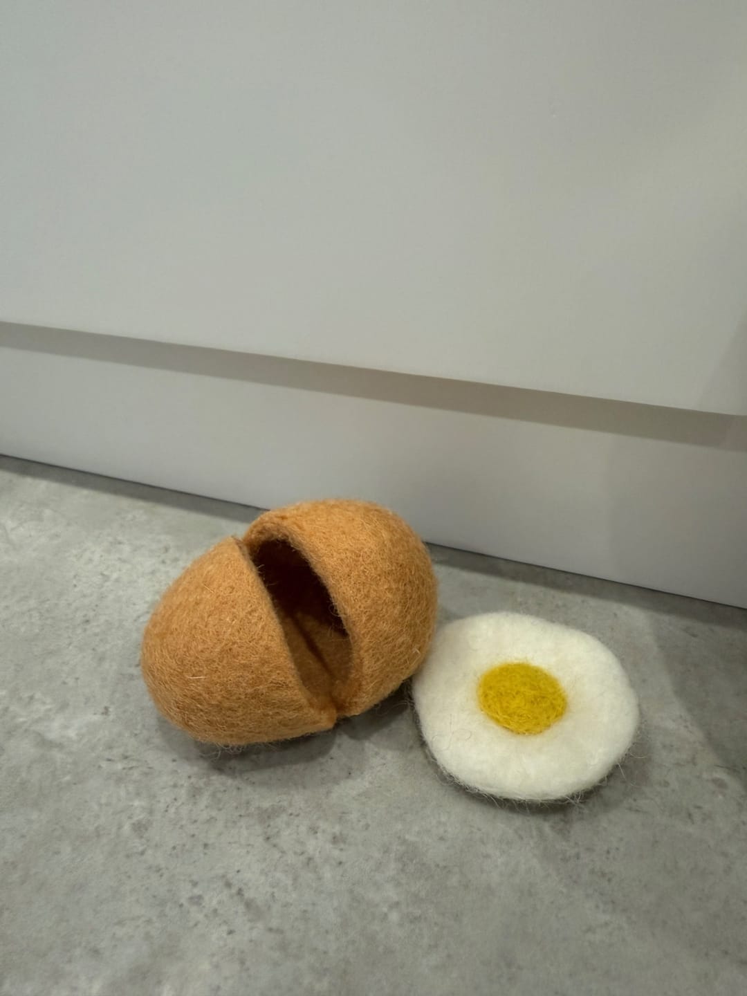 Customer photo review of Felt Egg (2 Pieces)