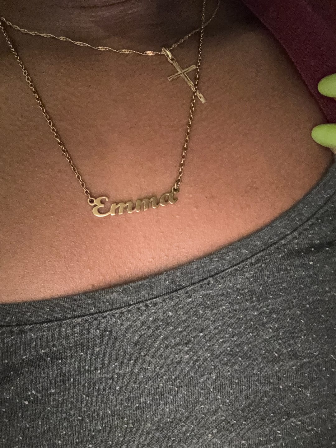 Customer photo review of Collier Script Allure