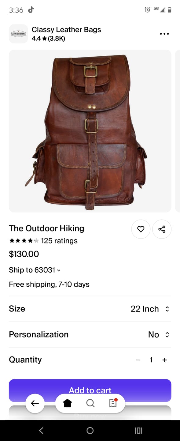 Customer photo review of The Outdoor Hiking