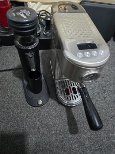 Customer photo review of Stainless Steel Espresso Machine Semi Automatic 20 Bar — Silver | KIMLUD