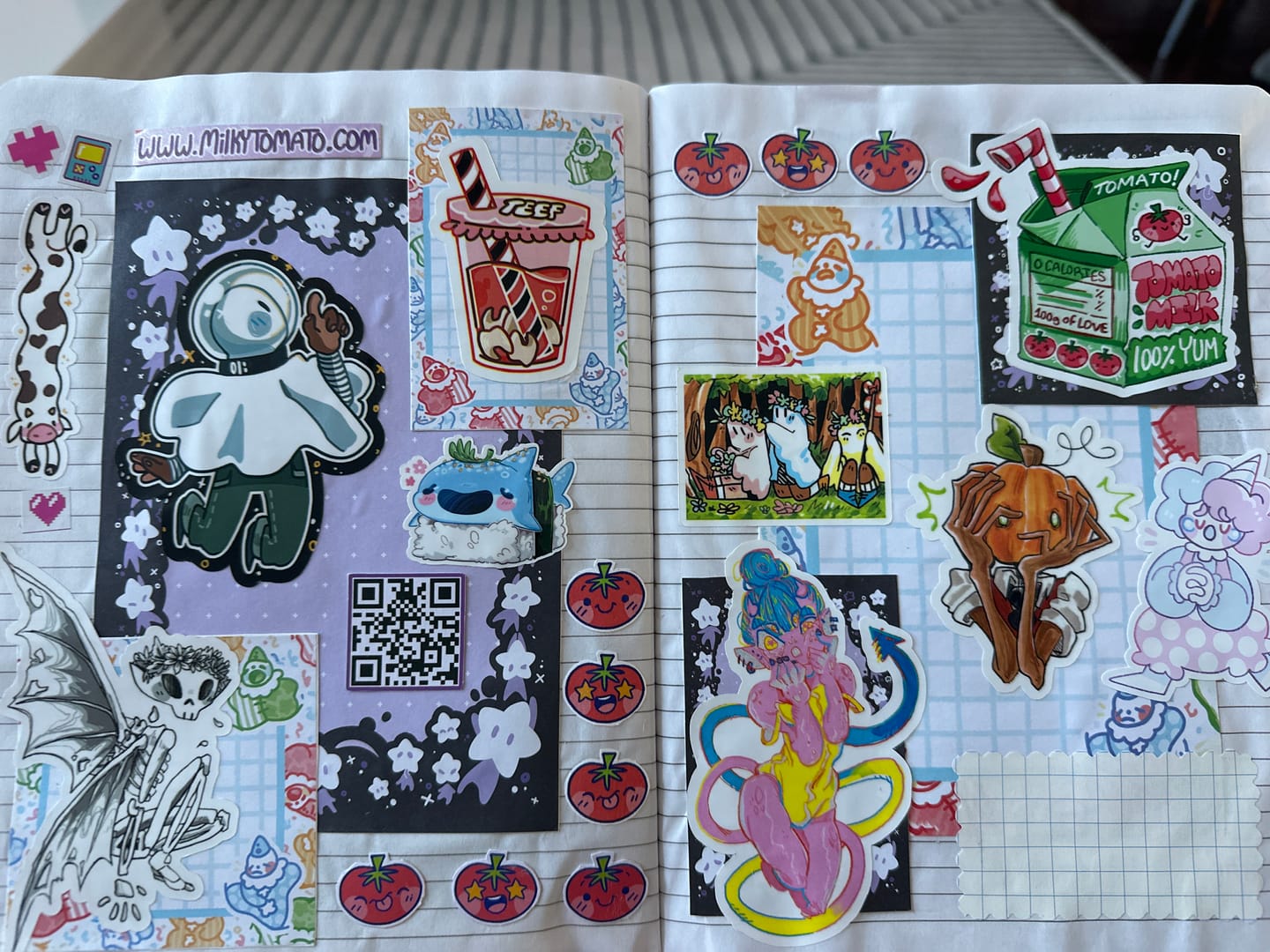 Customer photo review of Sticker Mystery Packs!