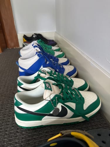 Customer photo review of Nike Dunk Low SE Lottery Pack Malachite Green