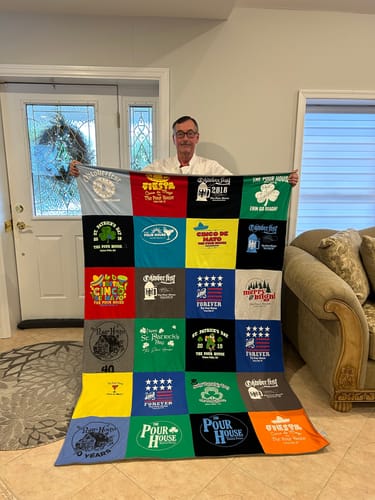 Customer photo review of T Shirt Quilt by Project Repat
