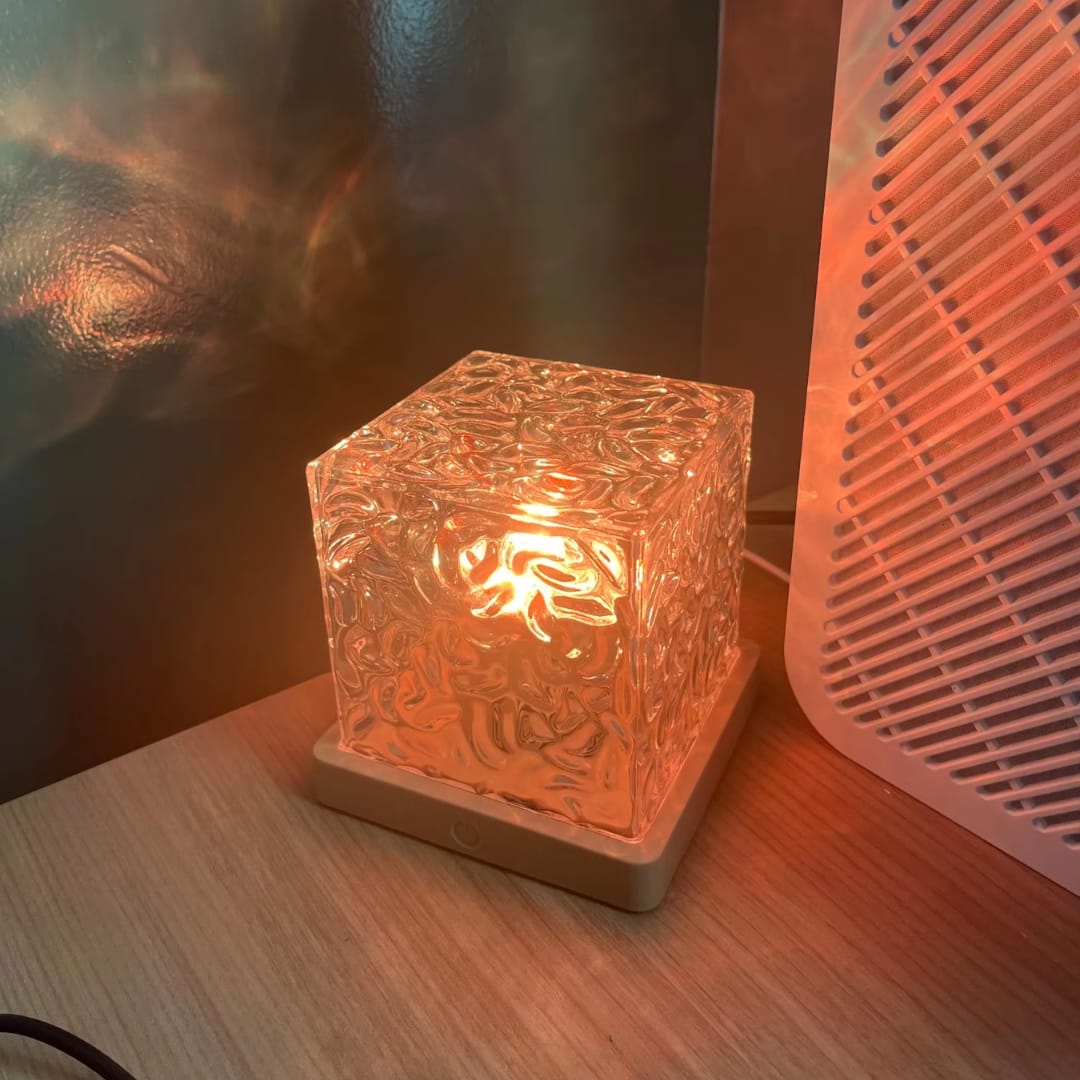 Customer photo review of Nordlicht Lampe mit 16 Farben - AuroraGlow
