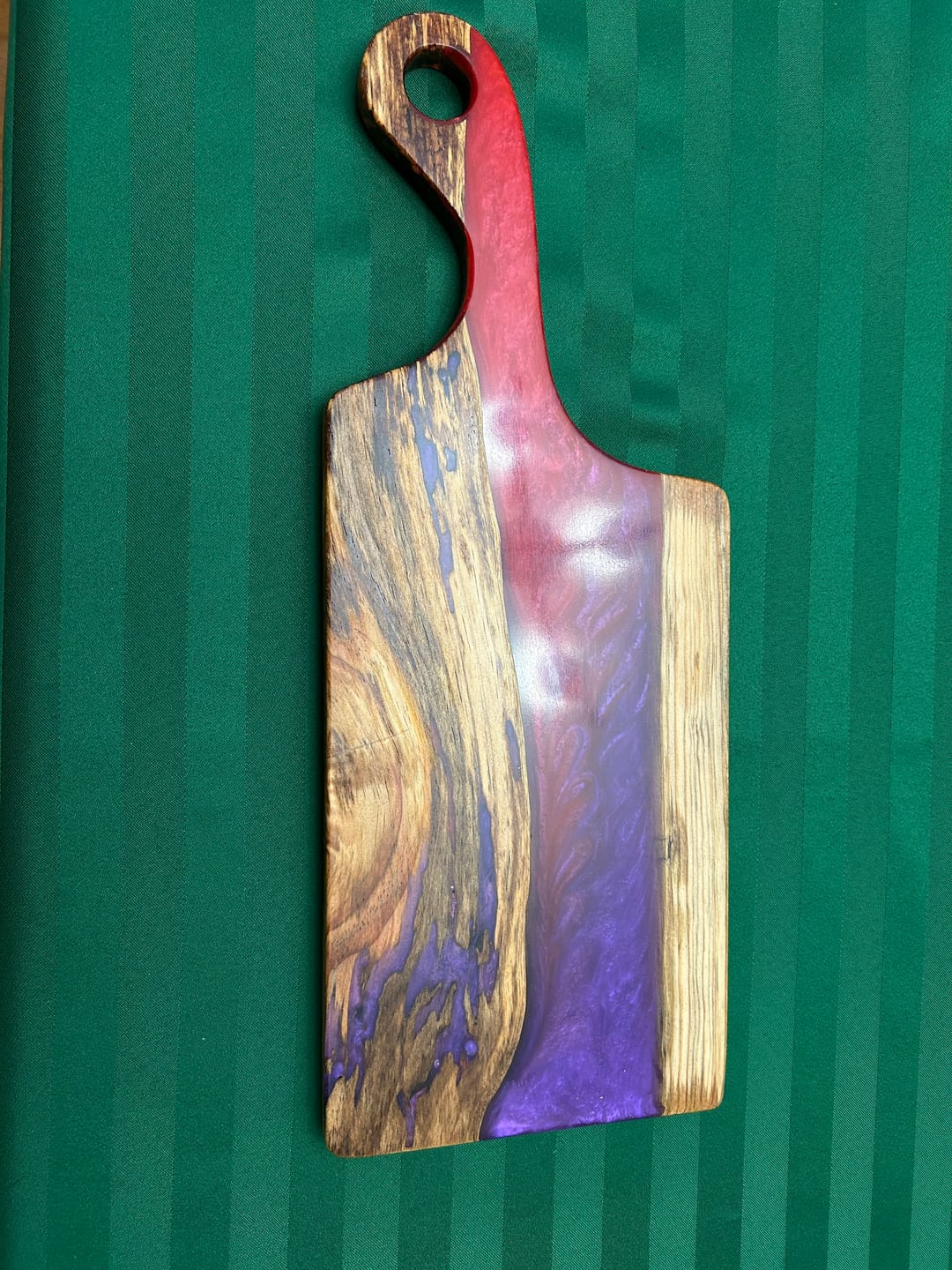 Customer photo review of 17.5x7x1" Small Free Flow Charcuterie Board Silicone Mold