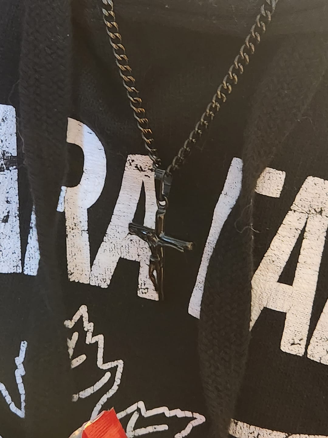 Customer photo review of Crucifix Cross Pendant