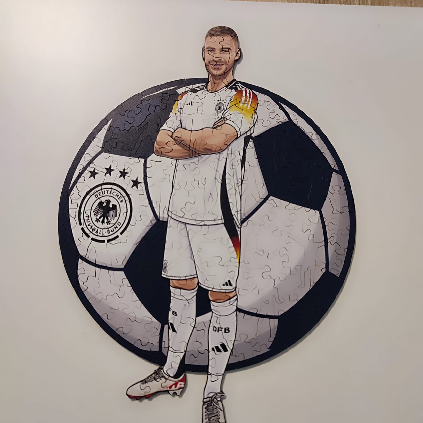 Customer photo review of Joshua Kimmich - Holzpuzzle