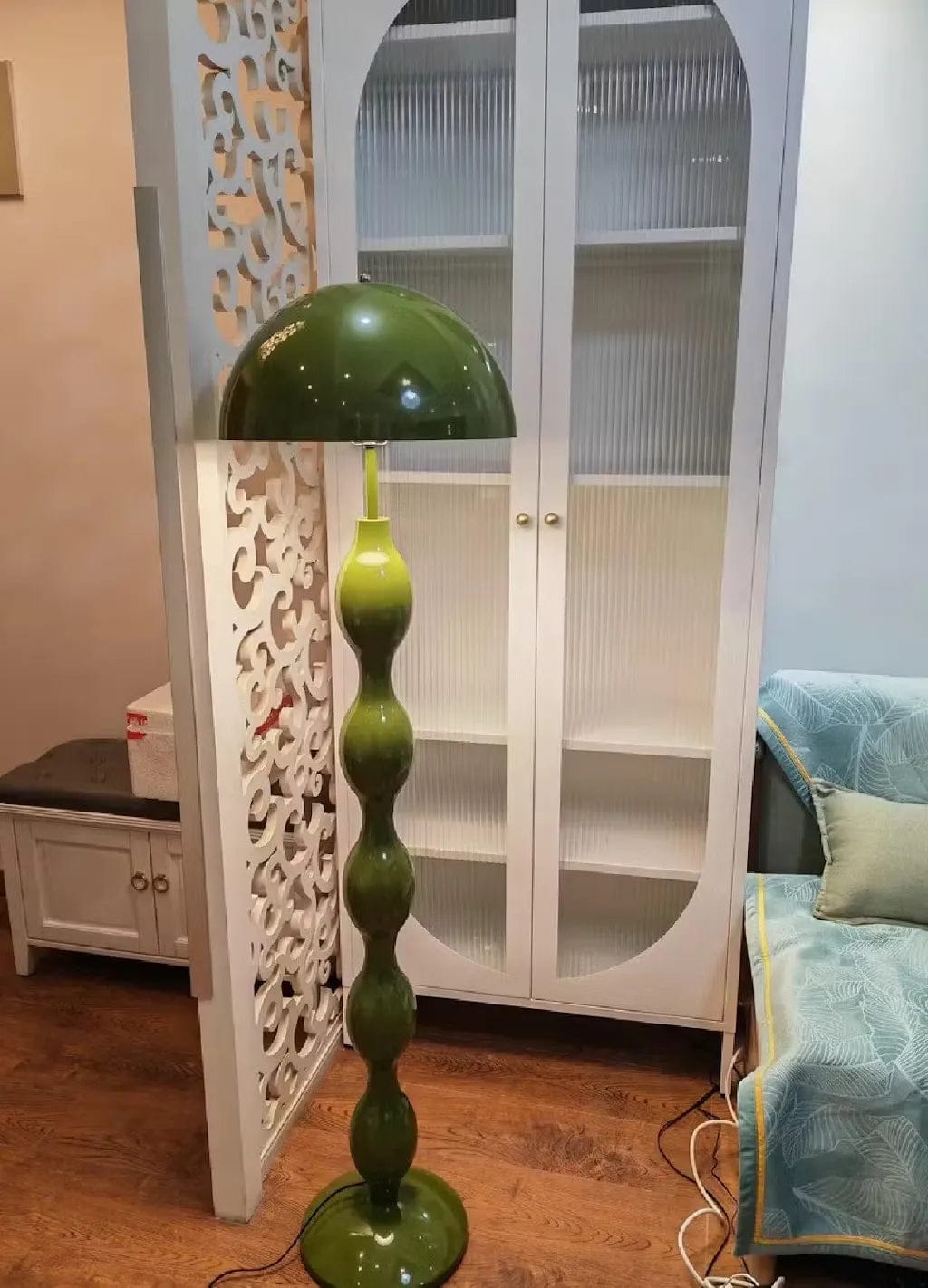 Customer photo review of Creative Mushroom Metal LED Modern Floor Lamp