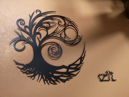 Customer photo review of Décoration Murale en Métal - Arbre de vie (T2)