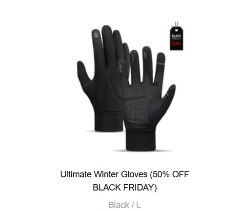 Customer photo review of Ultimate Winter Gloves (50% OFF BLACK FRIDAY)