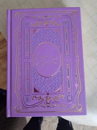 Customer photo review of Reading Journal Wisteria