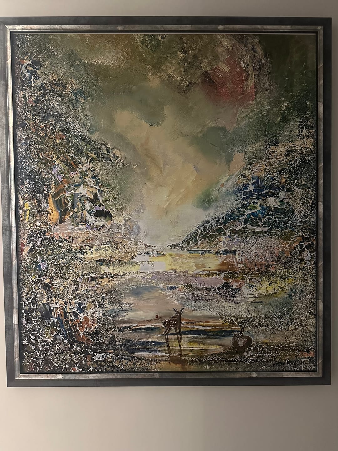 Customer photo review of Playful mornings Print extended