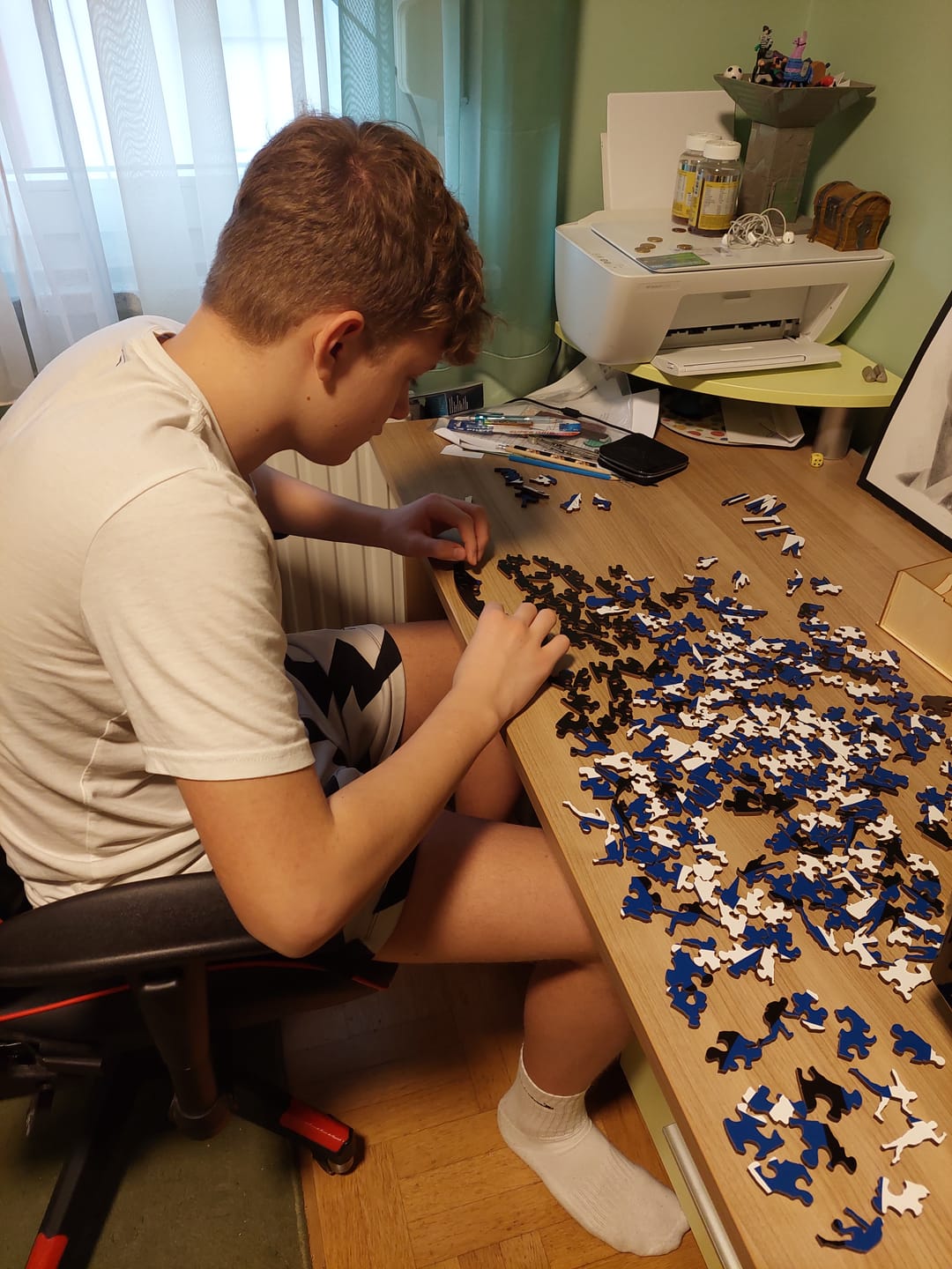 Customer photo review of FC Inter® Logo - Wooden Puzzle