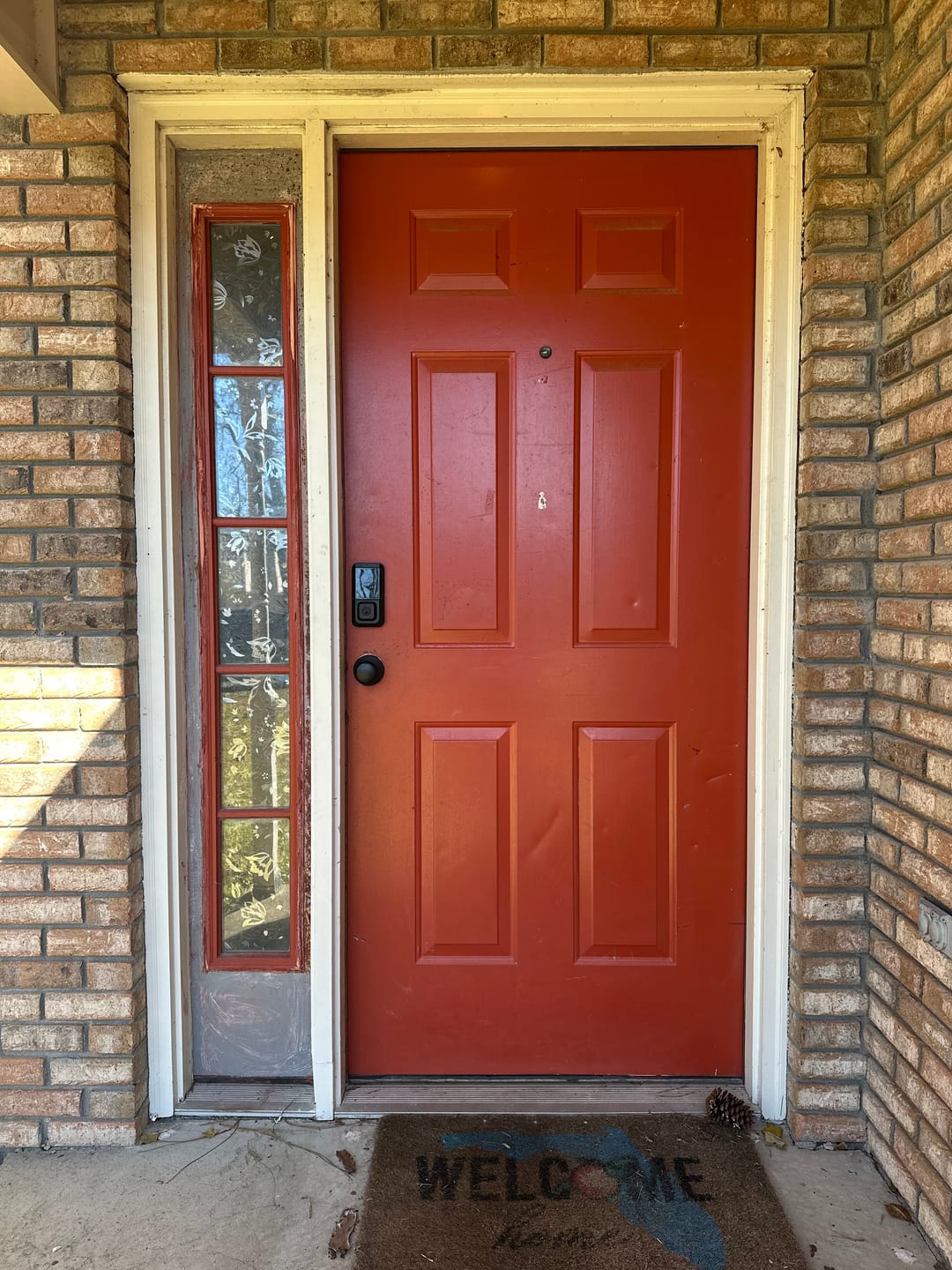 Customer photo review of Clear 1 Lite Glass and Frame Kit (Full Sidelite)