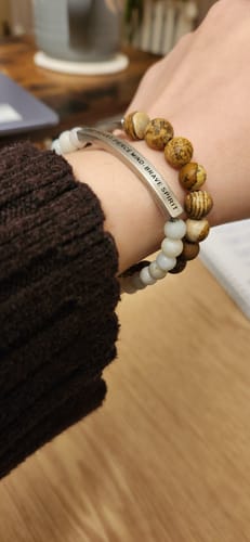 Customer photo review of KIND HEART - FIERCE MIND - BRAVE SPIRIT