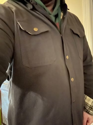 Customer photo review of Heavy-Duty Shirt Jacket "Gray" – RSVLTS Reserve