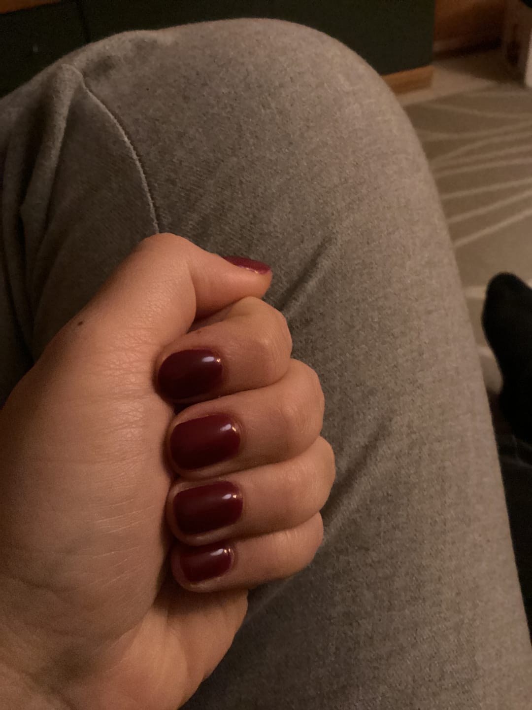 Customer photo review of Smalto Semipermanente LCI -  Rosso scuro vinaccio
