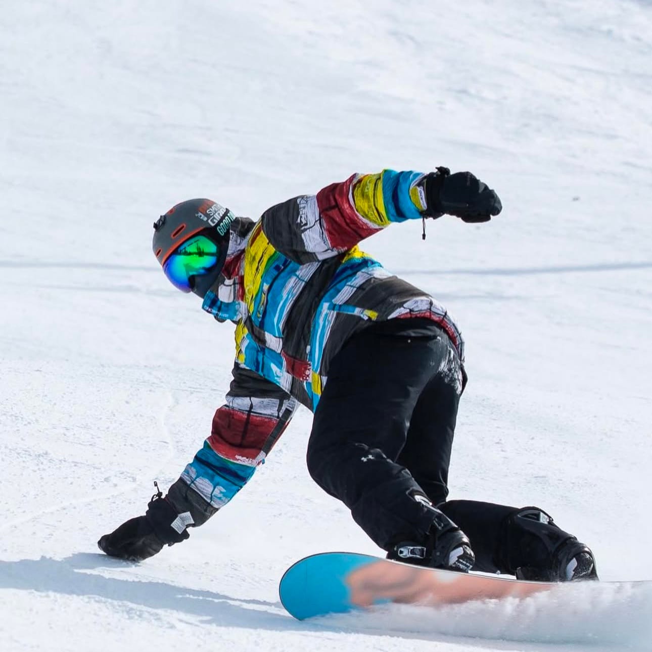 Customer photo review of The Emily Snow Goggle - Photochromic Black Lens