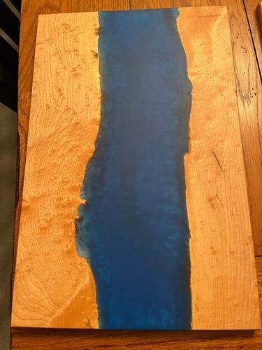 Customer photo review of 18x12x2" Silicone Mold For Epoxy Resin - Charcuterie Board Form