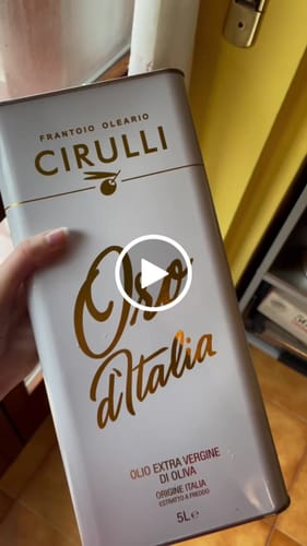 Customer video review of 1 lattina di olio extravergine di oliva • 5 Litri