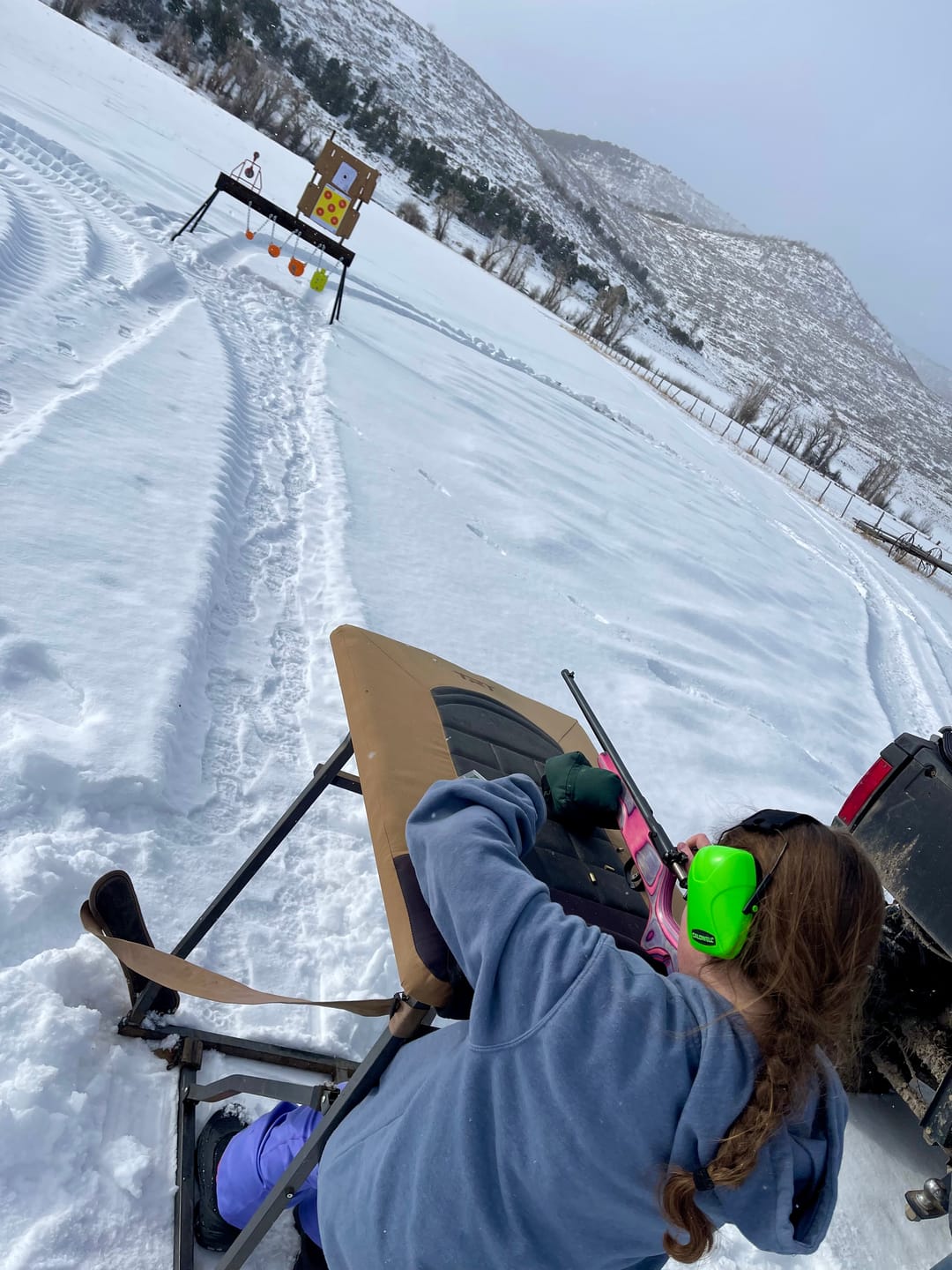 Customer photo review of B001 Stand Complete Target System 49