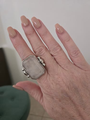 Customer photo review of Marique French Vintage Crystal Ring