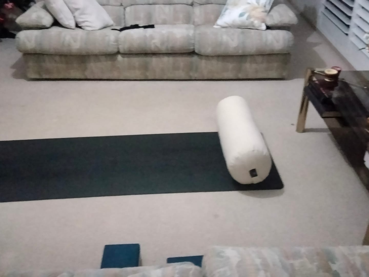 Customer photo review of Purity Round Yoga Bolster