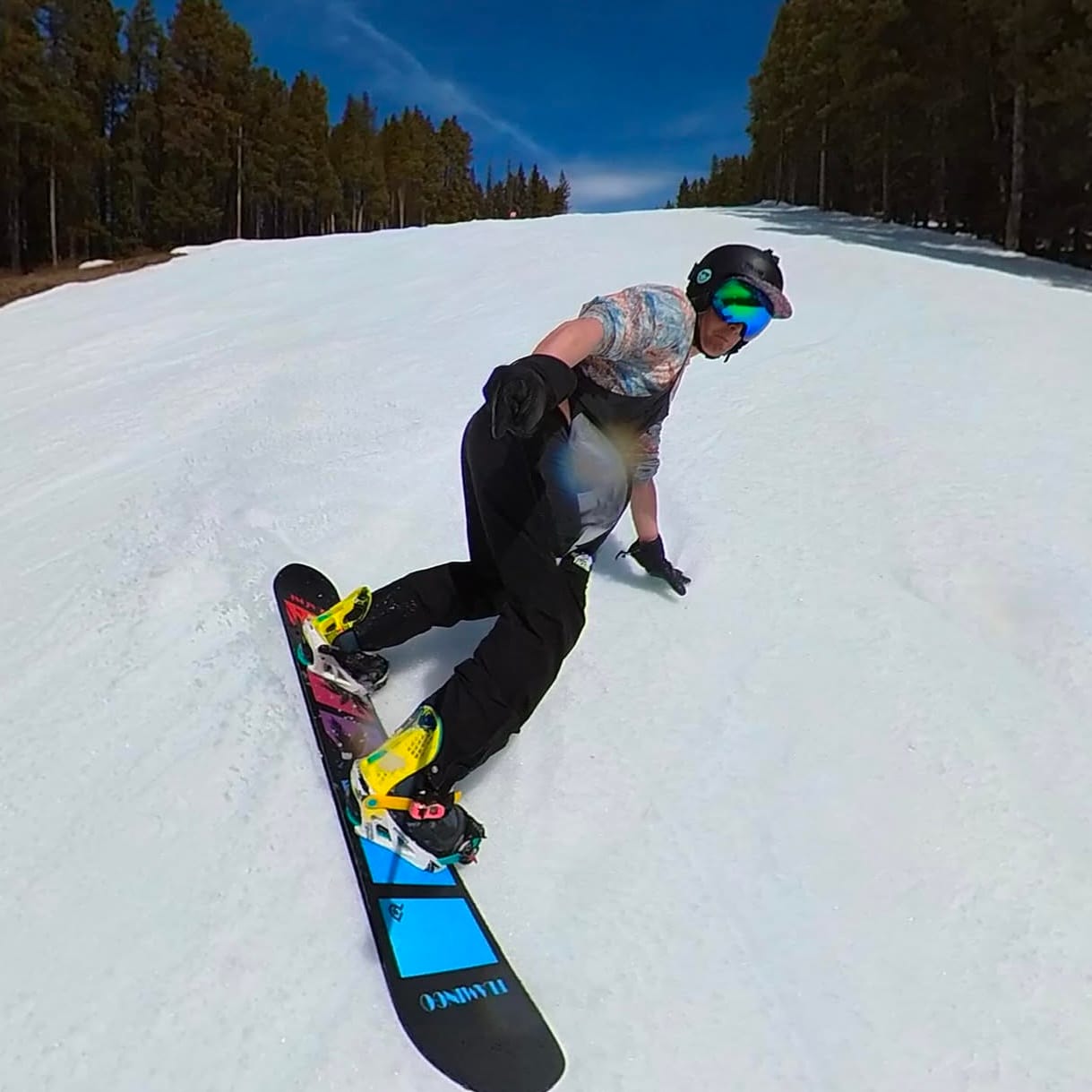 Customer photo review of The Emily Snow Goggle - Photochromic Black Lens