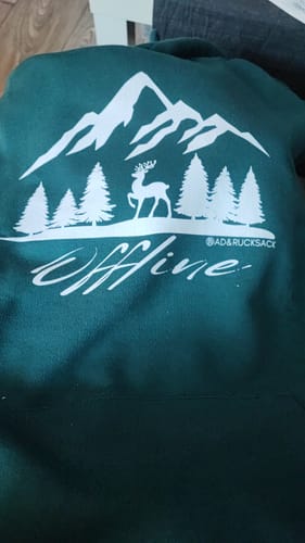 Customer photo review of Offline Berg. | Unisex Organic Hoodie