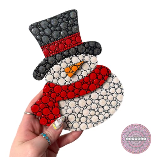 Customer photo review of Unfinished Wood Snowman Craft Set Shape - 3 Piece Craft Set - up to 36"