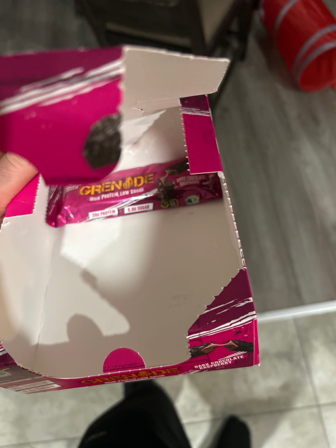 Customer photo review of Grenade - Barre protéinée 60g