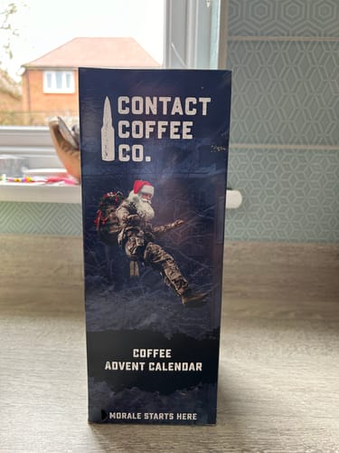 Customer photo review of Ground Coffee Advent Calendar