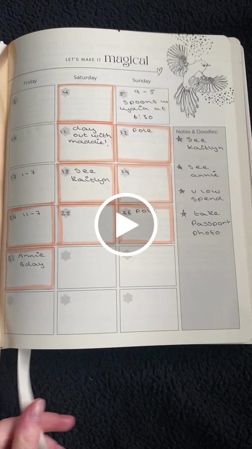Customer video review of Twelve Seasons of Growth -  Yearly Self Development Planner (Undated)