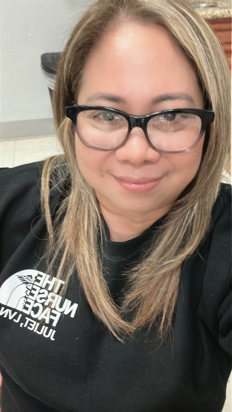 Customer photo review of The Nurse Face Crew Neck Sweatshirt