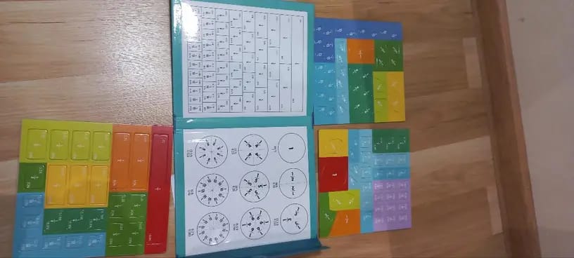 Customer photo review of Kit Mathématique Magnétique Innovant pour Enfant
