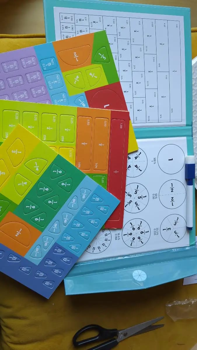 Customer photo review of Kit Mathématique Magnétique Innovant pour Enfant