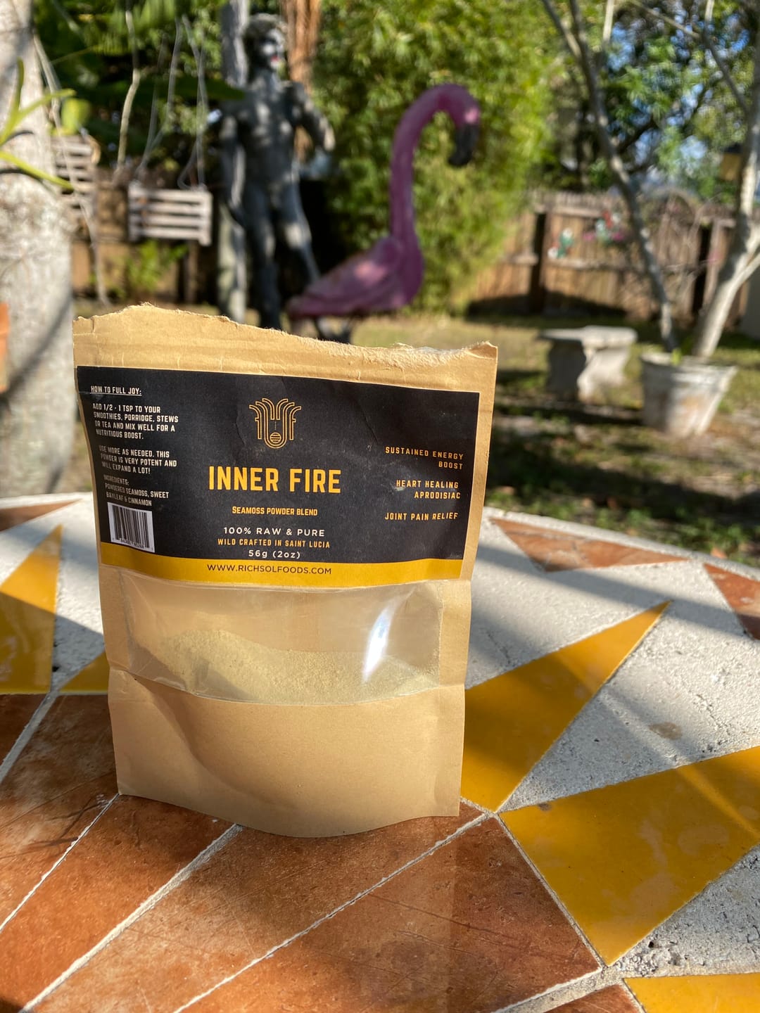 Customer photo review of Inner Fire Seamoss Powder Blend