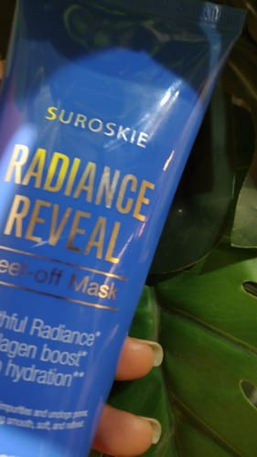 Customer photo review of Radiance Reveal Peel-Off Mask