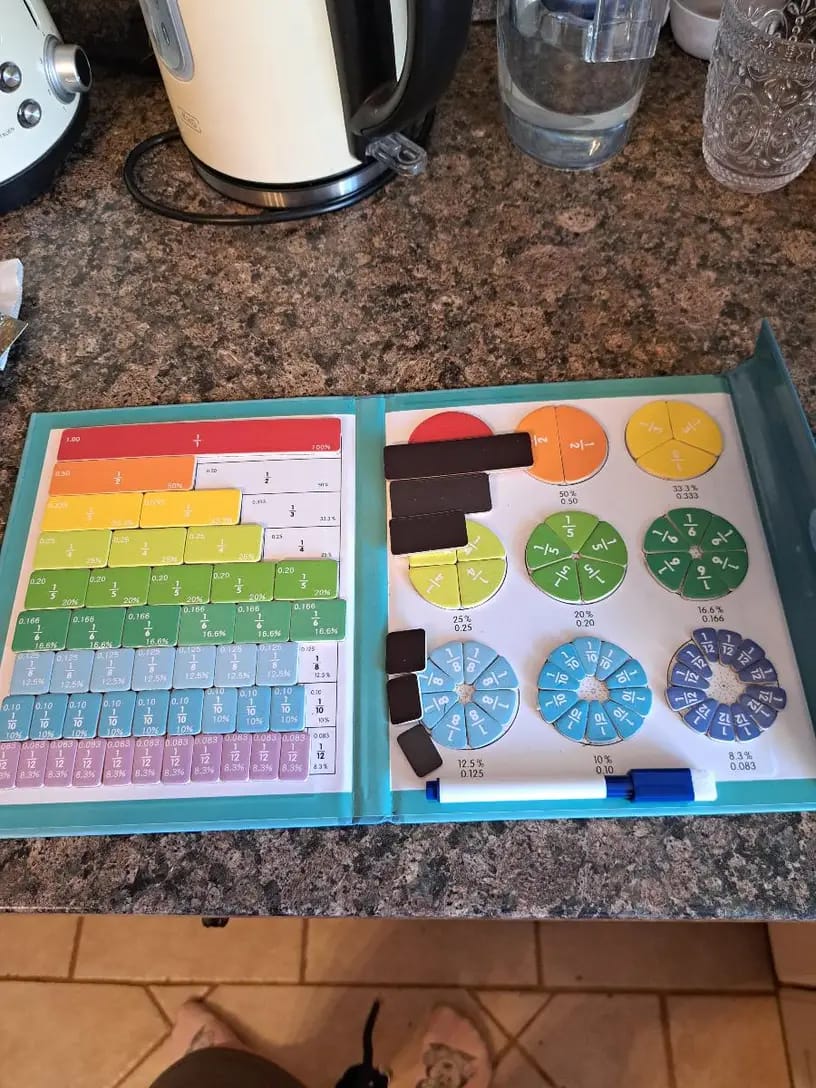 Customer photo review of Kit Mathématique Magnétique Innovant pour Enfant