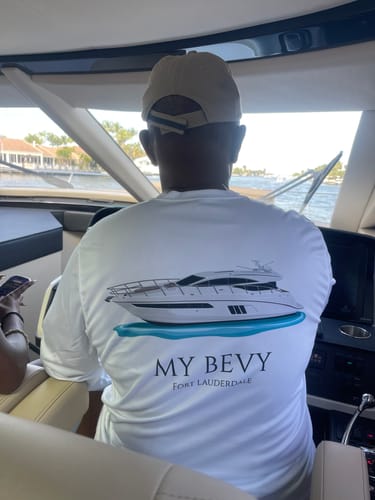 Customer photo review of Mens Captain & Crew Drifit Custom Boat Shirts - Long Sleeves