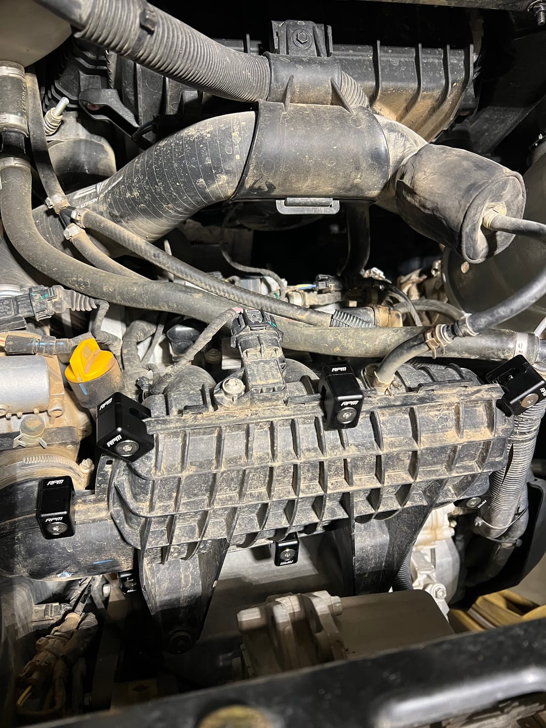 Customer photo review of RPM Can-Am Turbo X3 Billet Plenum Clamps / Reinforcements