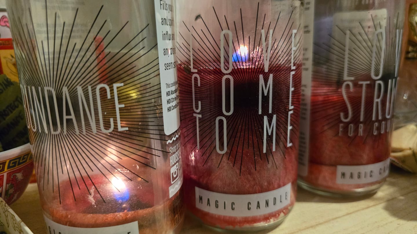 Customer photo review of Money Magic Candle
