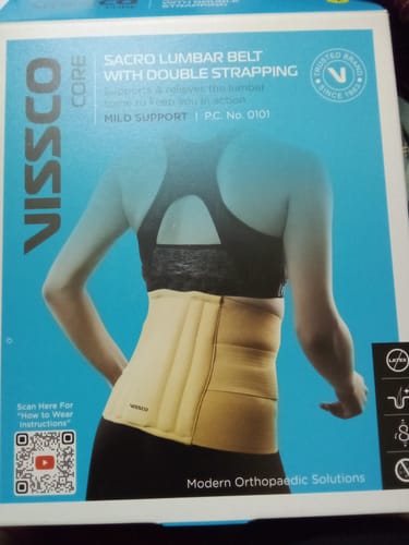 Customer photo review of Sacro Lumbar Belt (Mild Support) | Provides Support to Lower Back | Corrects Posture & Relieves Back Pain (Beige)