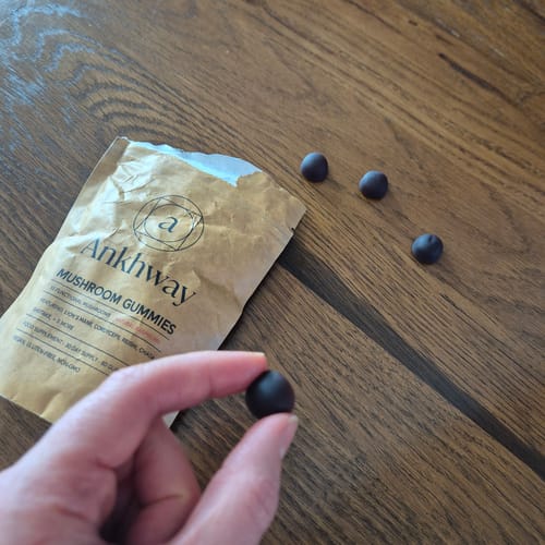 Customer photo review of Mushroom Gummies