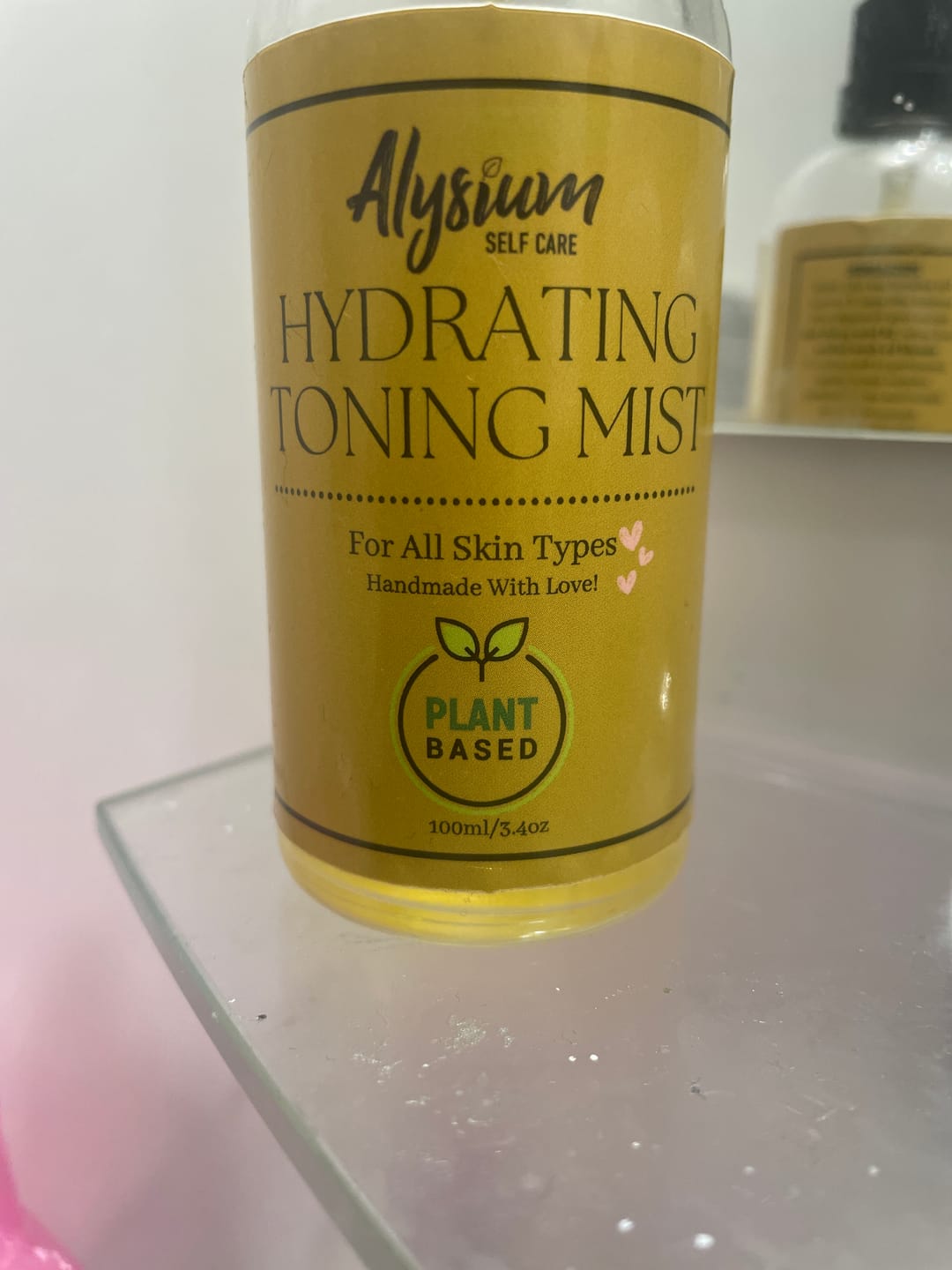 Customer photo review of Plant Based Hydrating Toning Mist - NEW