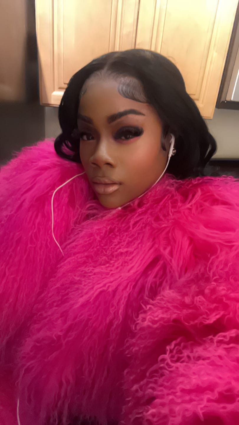 Customer photo review of Gyrls Get Money - Mongolian Crop Fur Coat