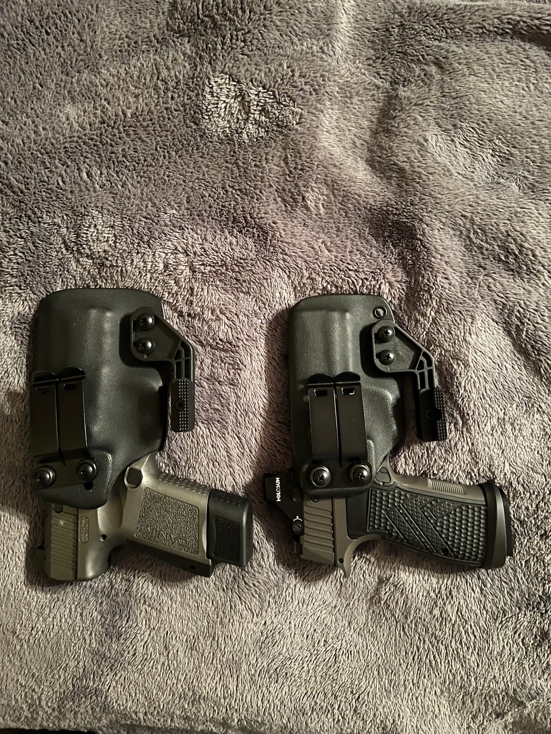 Customer photo review of Breakout 2.0 IWB Holster | Rapid Access, Complete Concealment, and All-Day Comfort.