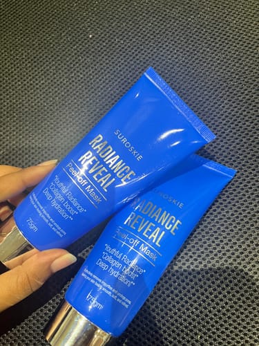 Customer photo review of Radiance Reveal Peel-Off Mask